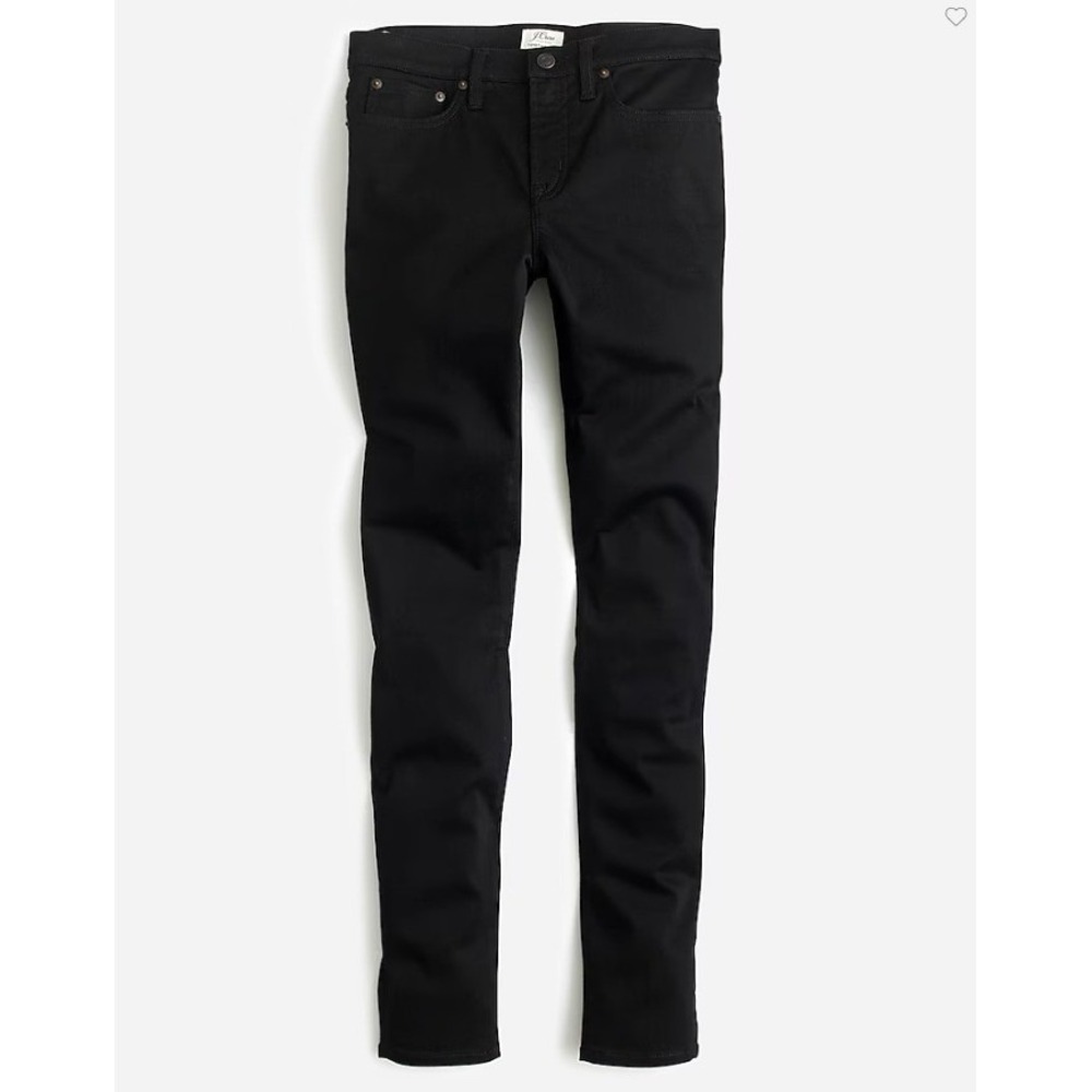 J.Crew Women's Size 26 8" Stretchy Toothpick Denim Jeans in‎ True Black